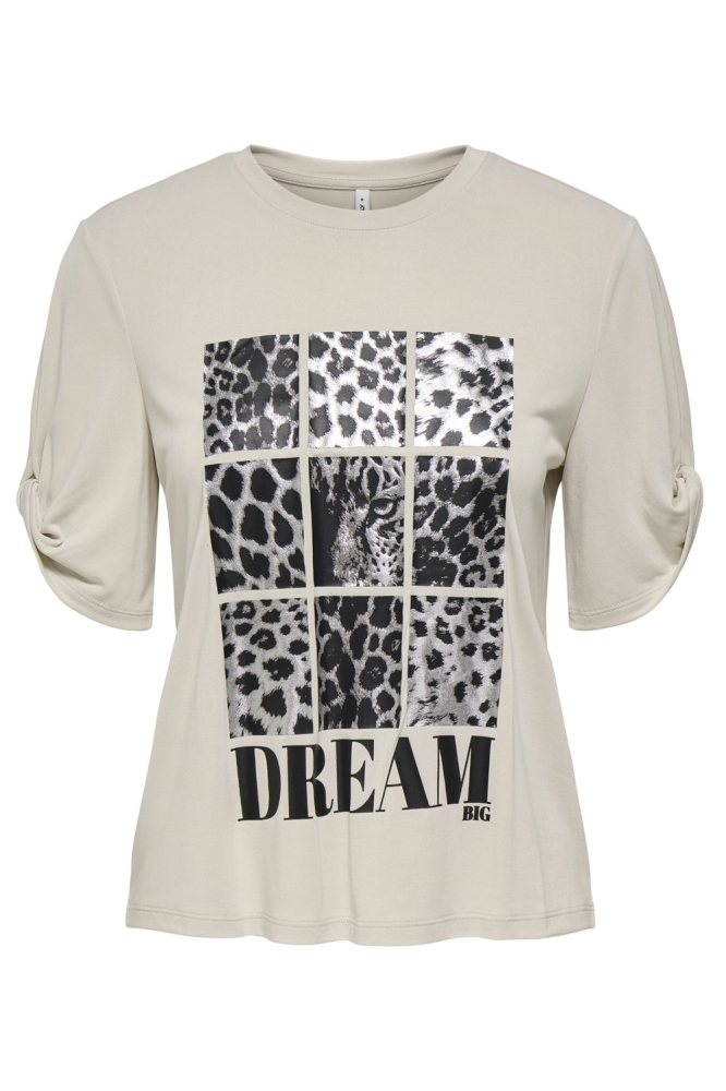 ONLFREE LIFE S/S CREATE TOP BOX JRS 15349921 PUMICE STONE/DREAM